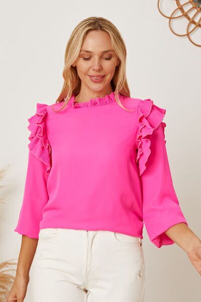 Valeria Frill Ruffled Blouse