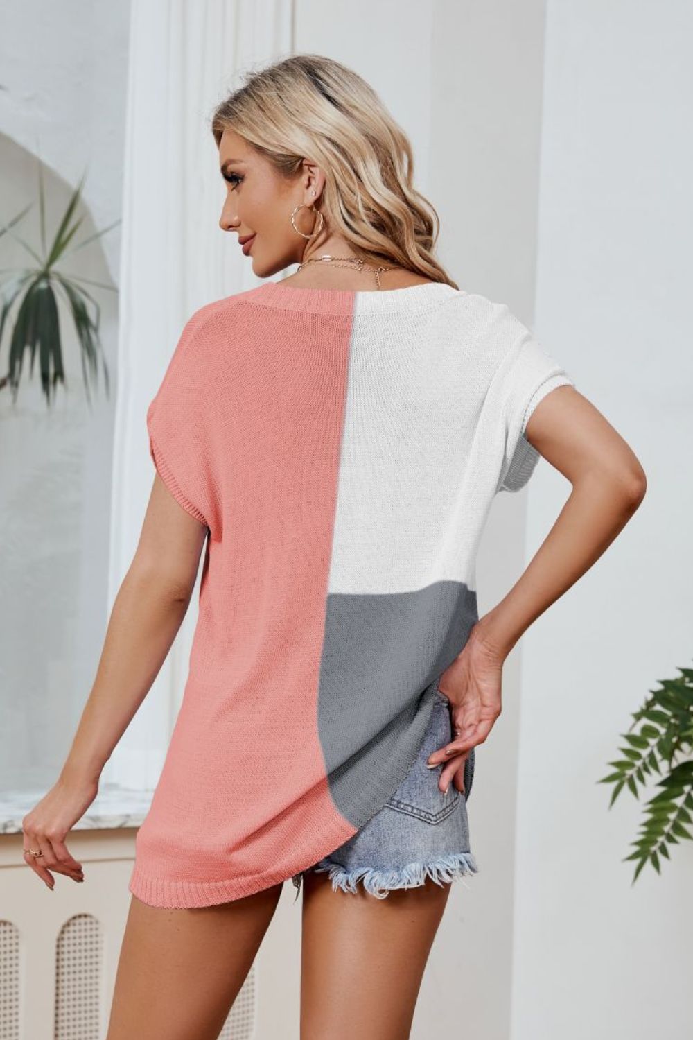 Cool Casual Color Block Top | Multiple Colors