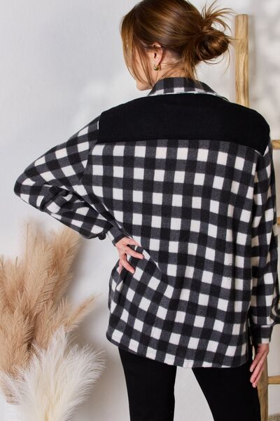 Days Go By Plaid Button-Up Jacket
