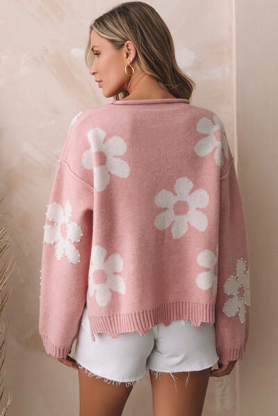 Flower Power Pearl Sweater