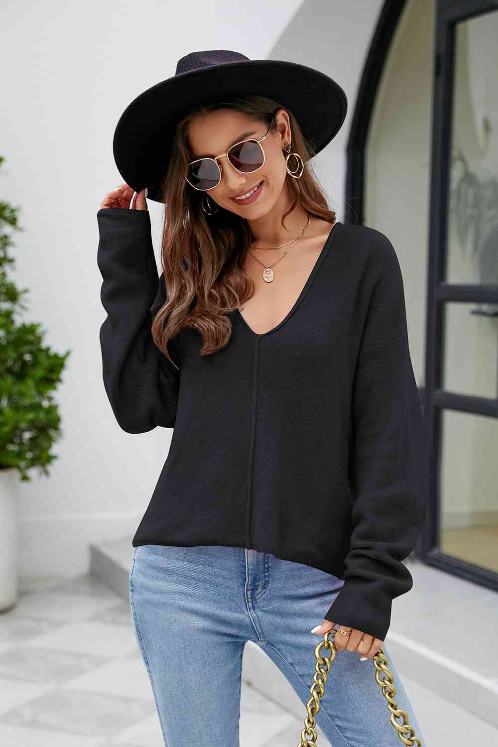 Casual Fits Long Sleeve Top | Multiple Colors