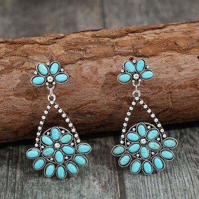 Turquoise Teardrop Earrings