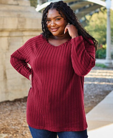 Back to the Basics Ribbed Knit Top