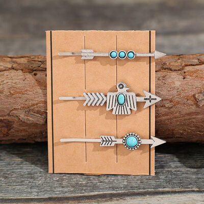 Turquoise Hair Pins | 3 Piece Set