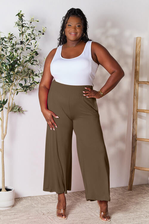 Smocked Wide Leg Pants | Multiple Colors