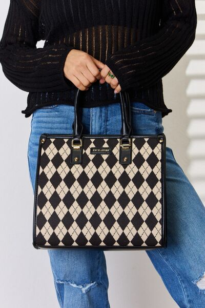 Argyle Leather Handbag | David Jones