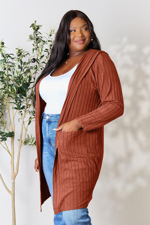 All Me Ribbed Open Front Cardigan | Multiple Colors