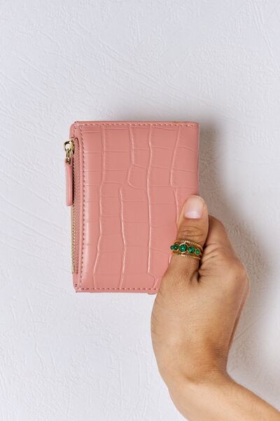 Textured Leather Mini Wallet | David Jones