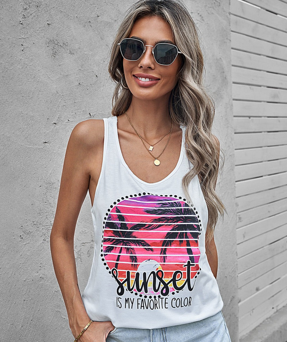 Sunset Is My Favorite Color Tank Top