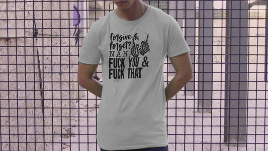 NSFW Forgive and Forget Men's Graphic Tee