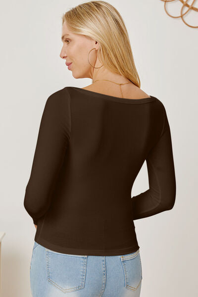 Back to the Basics Square Neck Top