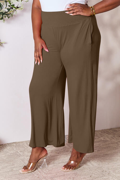 Smocked Wide Leg Pants | Multiple Colors