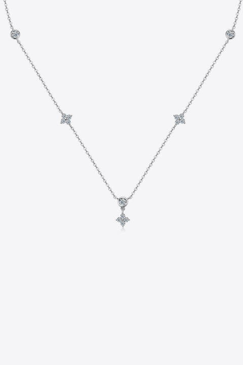 Moissanite Sterling Silver Necklace