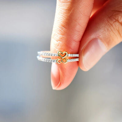 Sterling Silver Heart Shape Ring