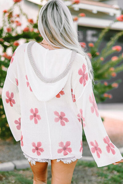 Flower Power Hooded Sweater