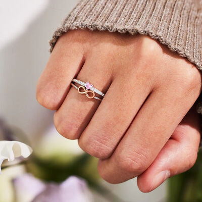 Heart Double-Layered Ring