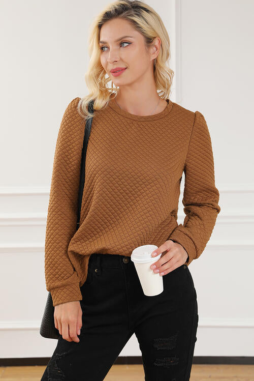 Hopeless Romantic Textured Sweatshirt