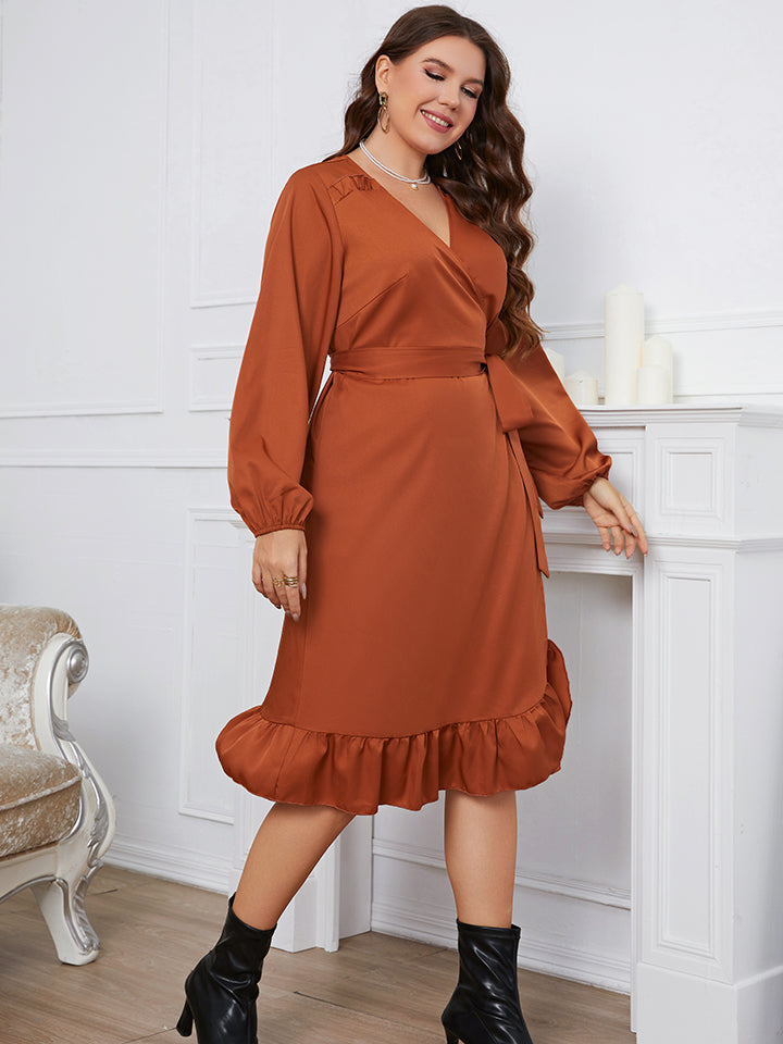 All Wrapped Up Surplice Dress | Curvy