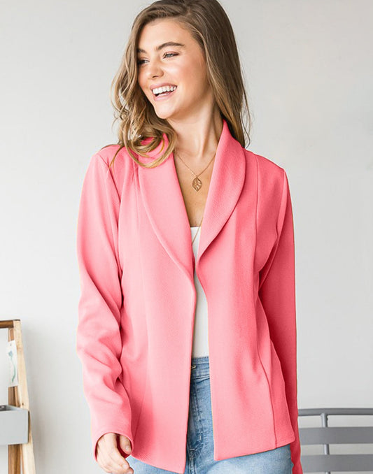 Peony Open Front Blazer