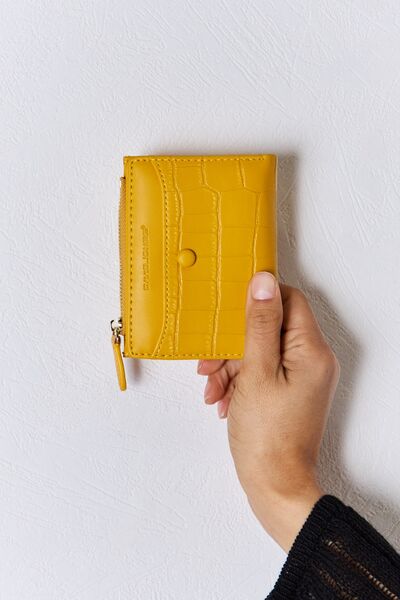 Textured Leather Mini Wallet | David Jones