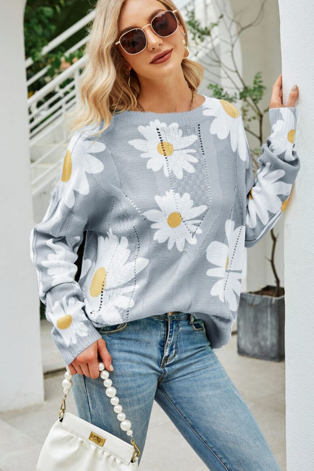 Daisies for Days Sweater | Multiple Colors