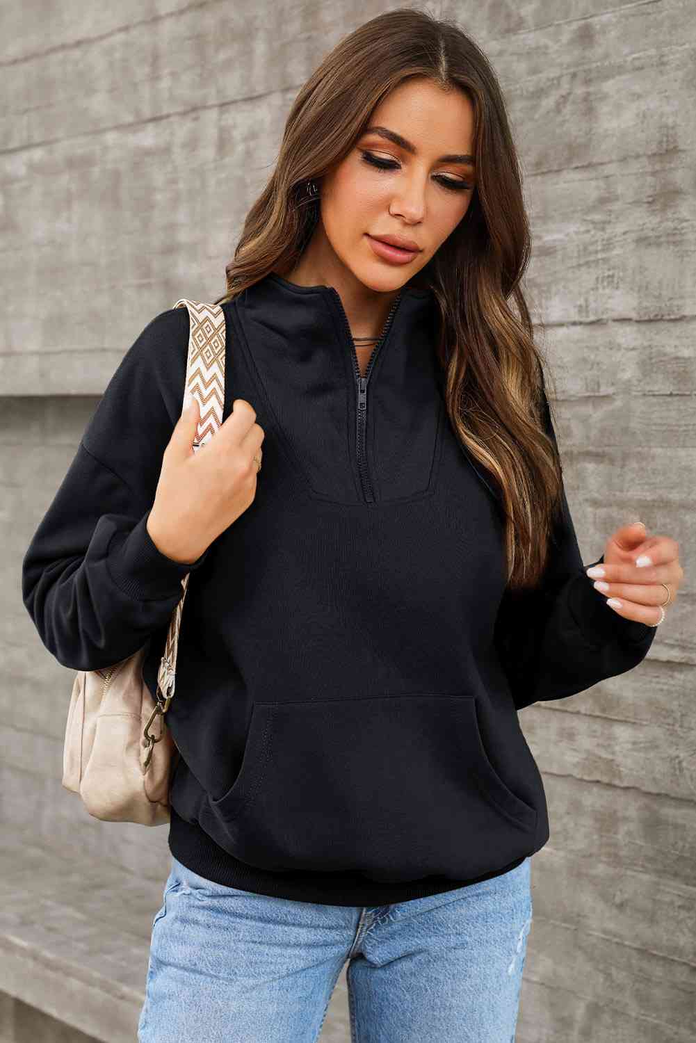 Darkness Fades Half-Zip Sweatshirt