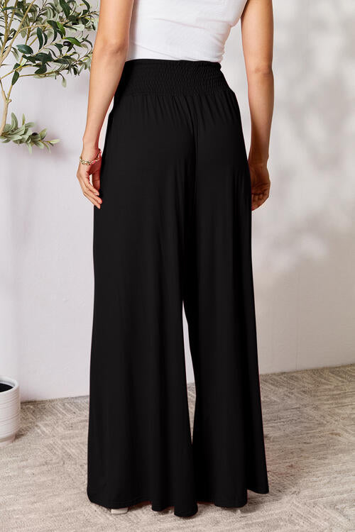 Smocked Wide Leg Pants | Multiple Colors