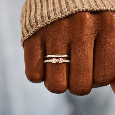 Double-Layered Silver Ring