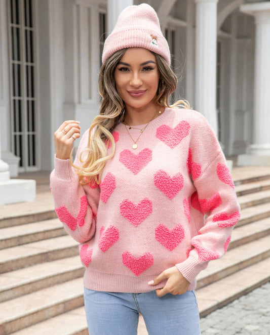 Hearts for Me Sweater