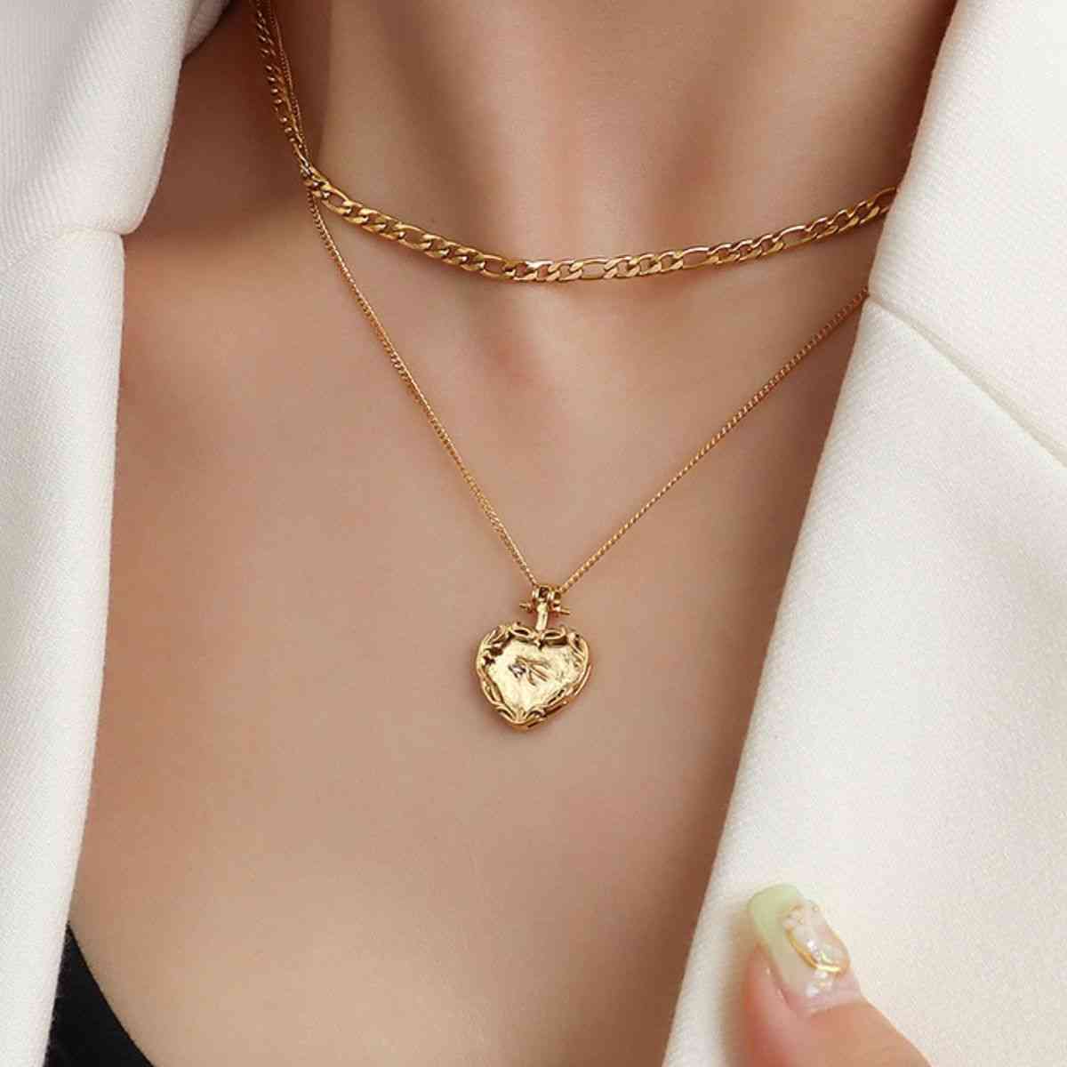 Heart Double-Layered Necklace