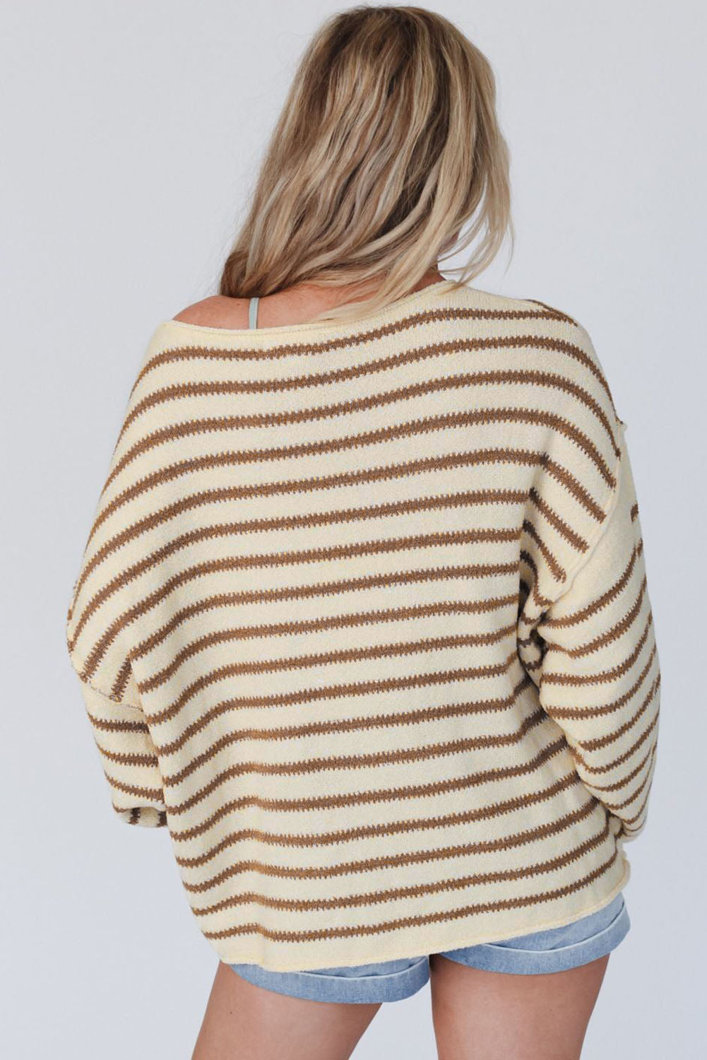 Feeling the Vibes Striped Sweater