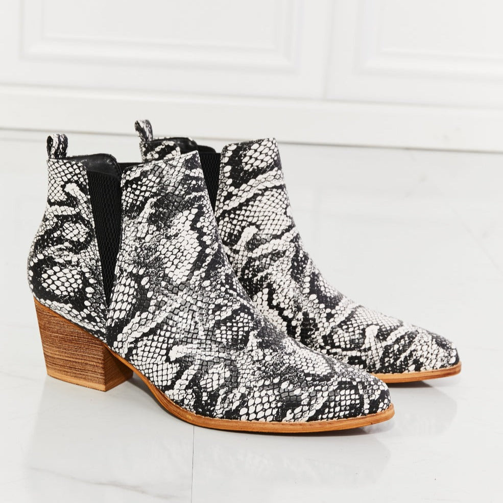 Back At It Booties | Snakeskin