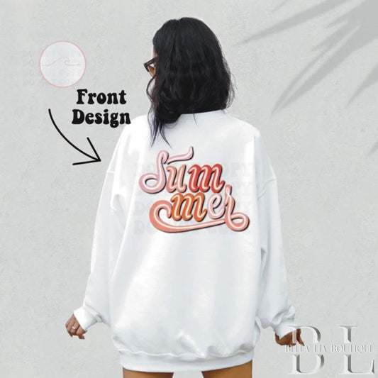 Neon Summer Graphic Tee or Sweatshirt - Bella Lia Boutique