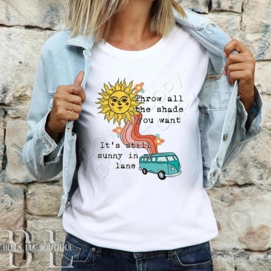 Throw All the Shade Graphic Tee or Sweatshirt - Bella Lia Boutique