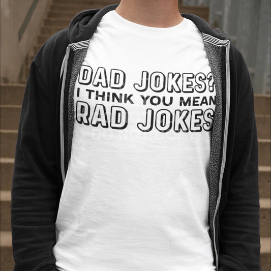 Dad Jokes Men's Graphic Tee - Bella Lia Boutique