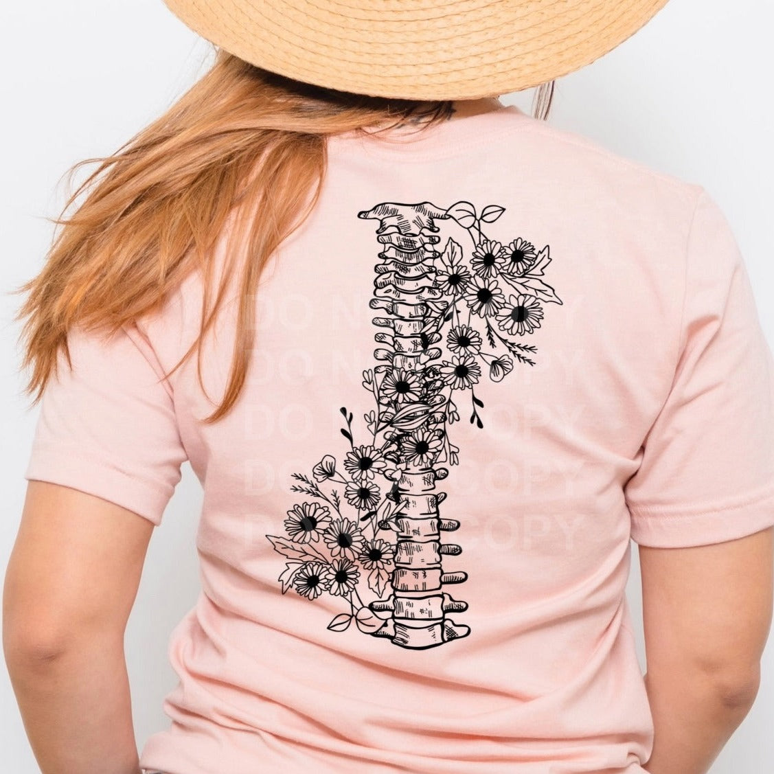 Floral Spine Graphic Tee or Sweatshirt - Bella Lia Boutique