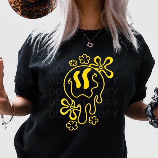 Groovy Smiley Graphic Tee or Sweatshirt - Bella Lia Boutique