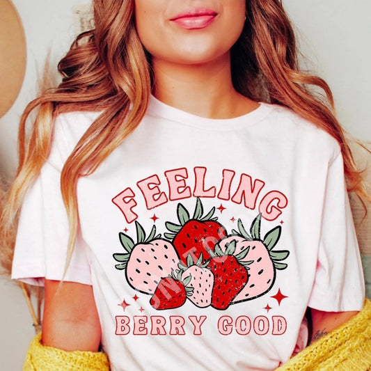 Feeling Berry Good Graphic Tee or Sweatshirt - Bella Lia Boutique
