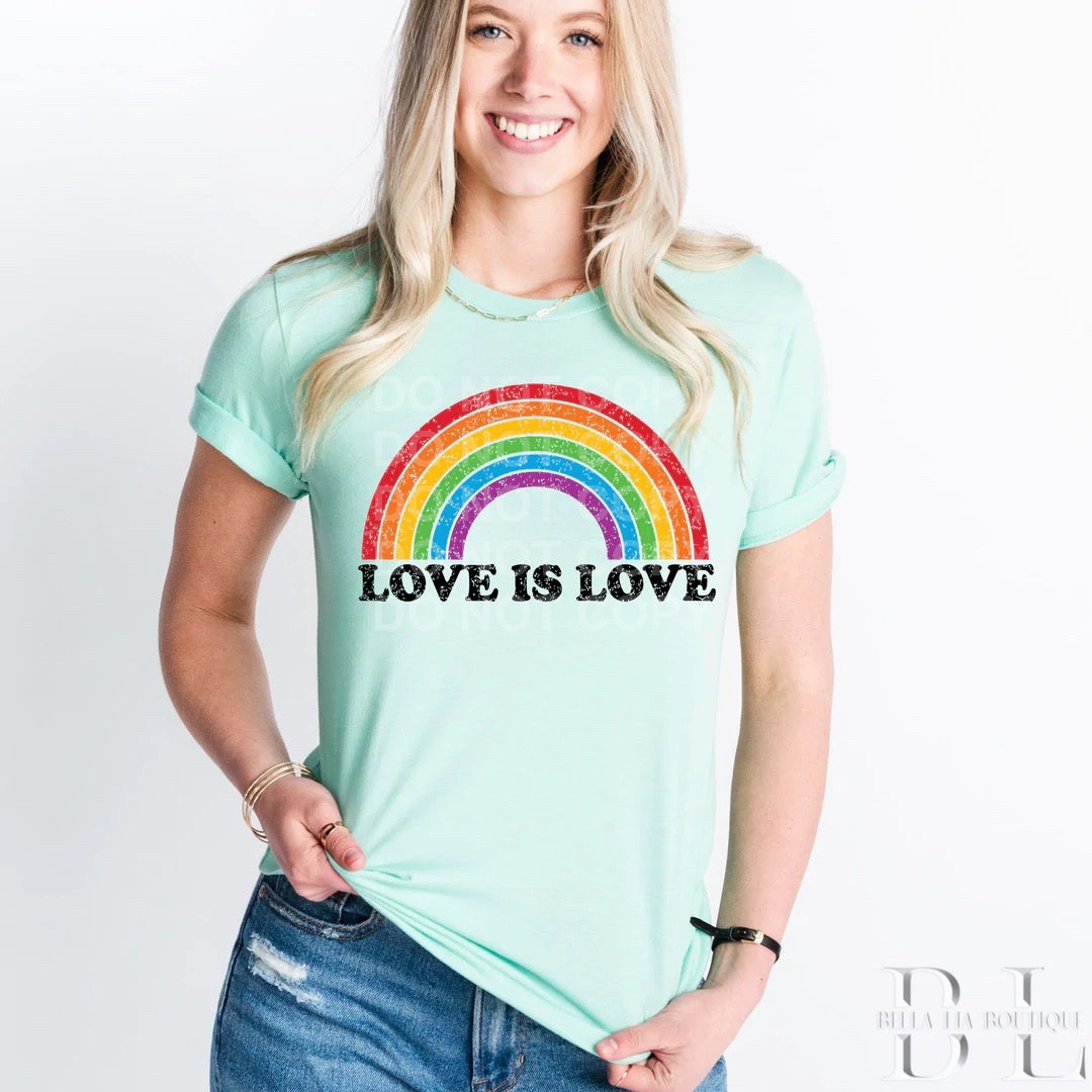 Love is Love Graphic Tee or Sweatshirt - Bella Lia Boutique