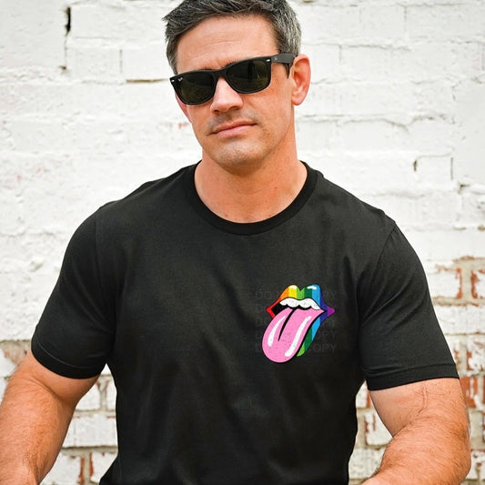 Love is Love Tongue Men's Graphic Tee - Bella Lia Boutique