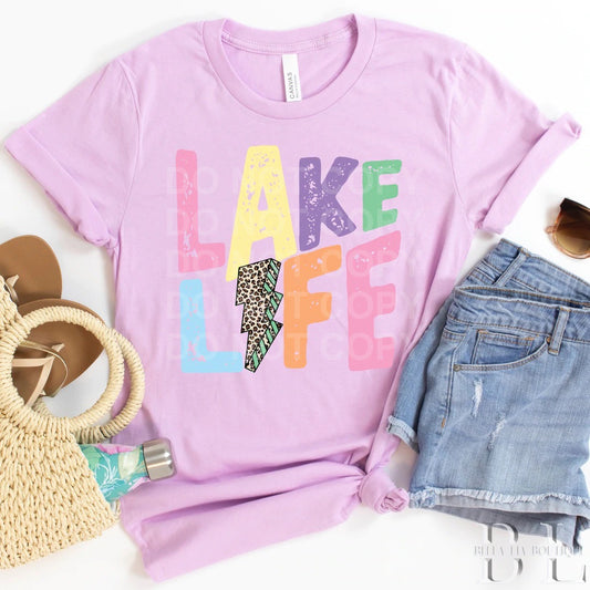 Lake Life Graphic Tee or Sweatshirt - Bella Lia Boutique