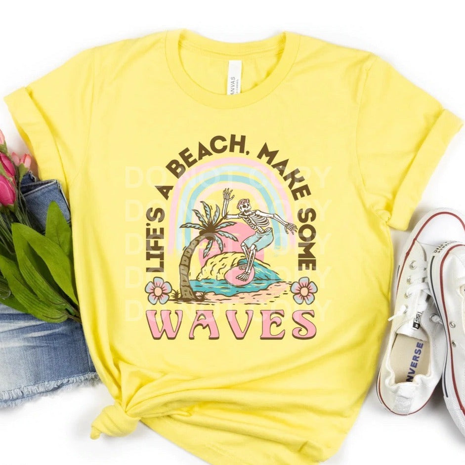 Life's a Beach Graphic Tee or Sweatshirt - Bella Lia Boutique