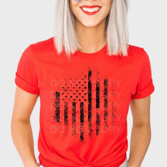 Vintage Flag Graphic Tee or Sweatshirt - Bella Lia Boutique