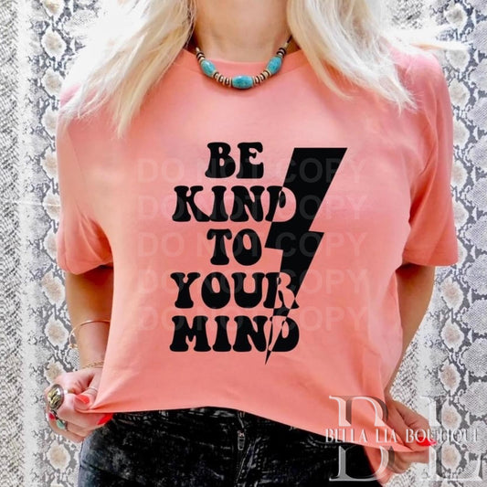 Be Kind to Your Mind Graphic Tee or Sweatshirt - Bella Lia Boutique