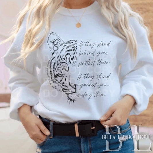 Protect & Destroy Graphic Tee or Sweatshirt - Bella Lia Boutique