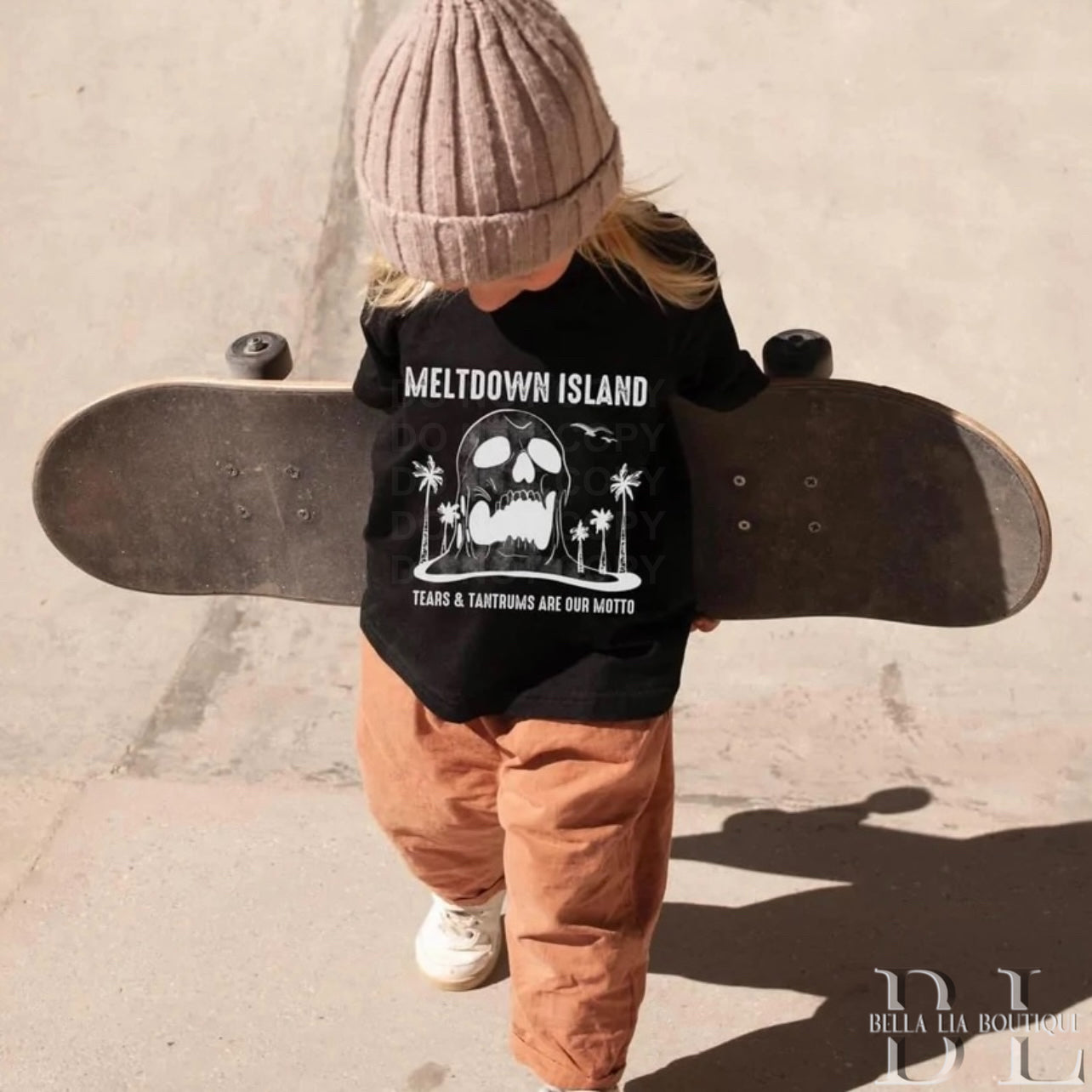 Meltdown Island Toddler and Youth Tee - Bella Lia Boutique