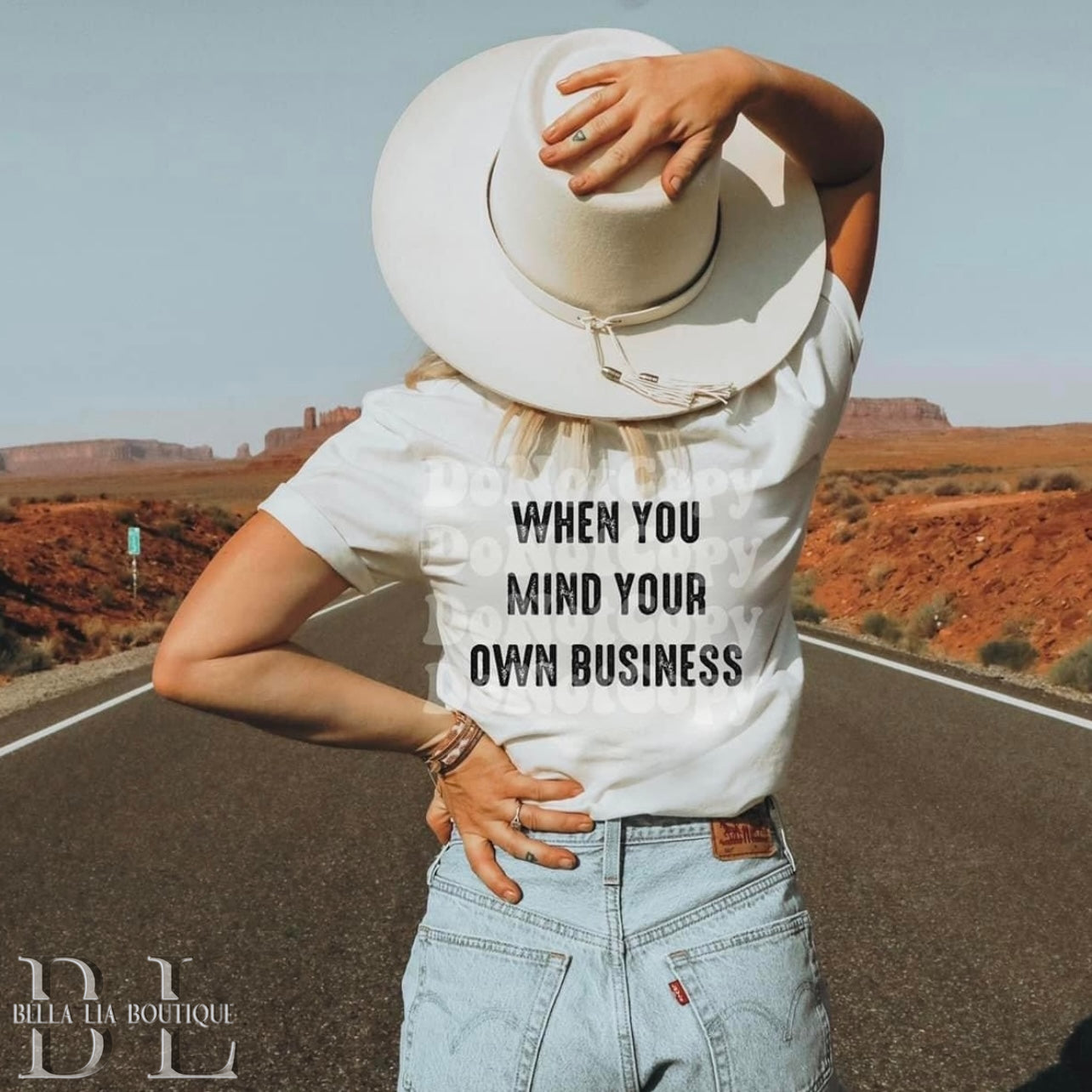 Mind Your Business Graphic Tee or Sweatshirt - Bella Lia Boutique