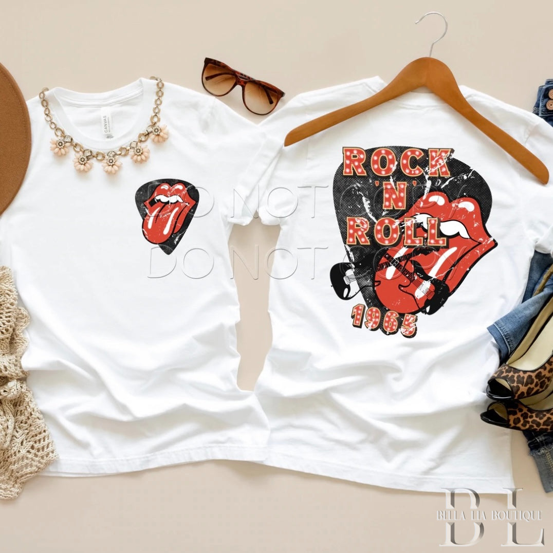 Rock n' Roll Graphic Tee or Sweatshirt - Bella Lia Boutique
