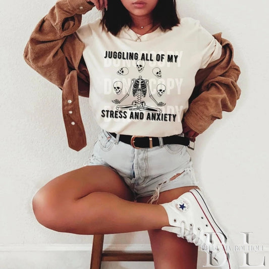 Juggling My Stress & Anxiety Graphic Tee or Sweatshirt - Bella Lia Boutique