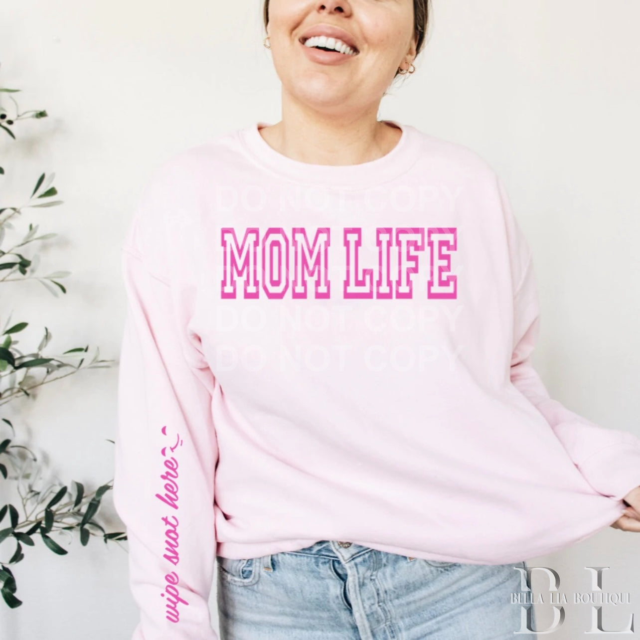 Mom Life Graphic Tee or Sweatshirt - Bella Lia Boutique